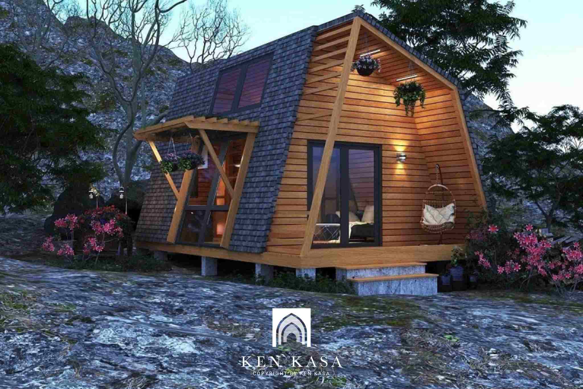 Ý tưởng thiết kế homestay cho diện tích nhỏ kiểu nhà lắp ghép 